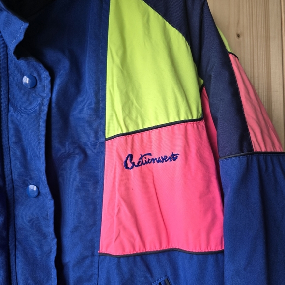 Actionwest Skiwear Vintage 90s Winter Ski Snow Jacket Womens Size 18 - Picture 5 of 15